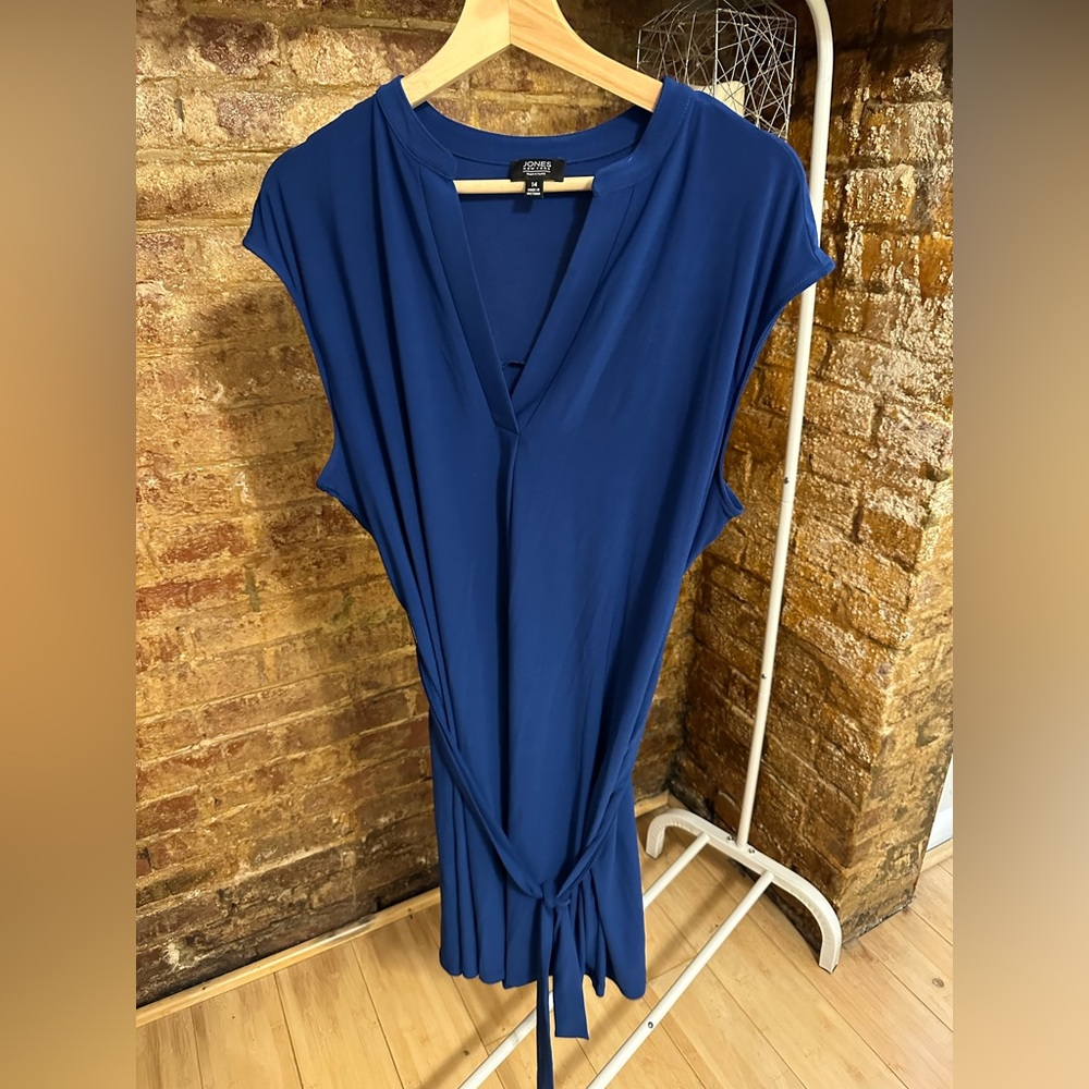 A line belted dress